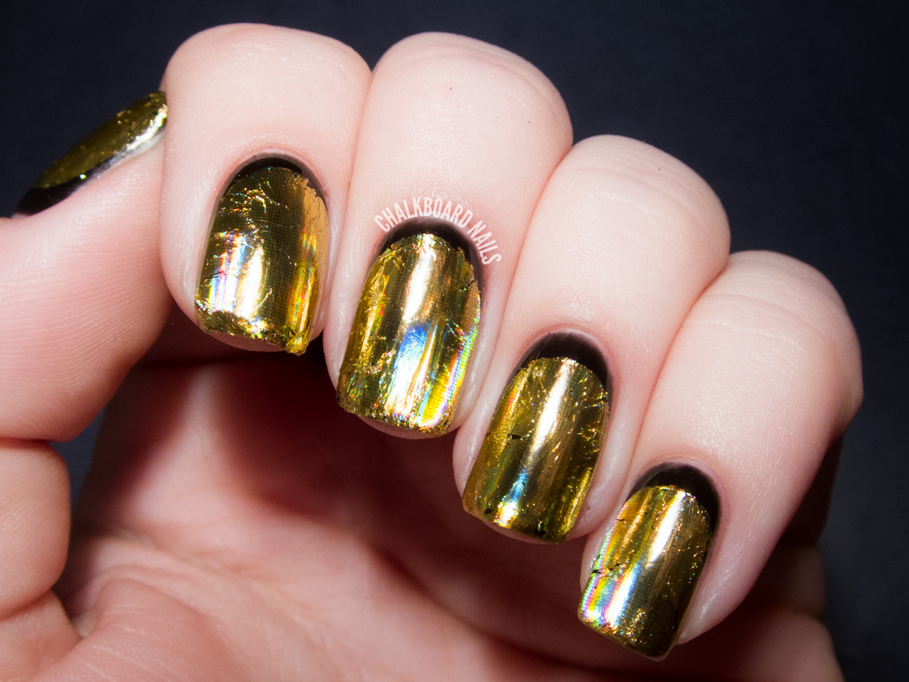 Black and Gold Nail Art Designs - wide 8