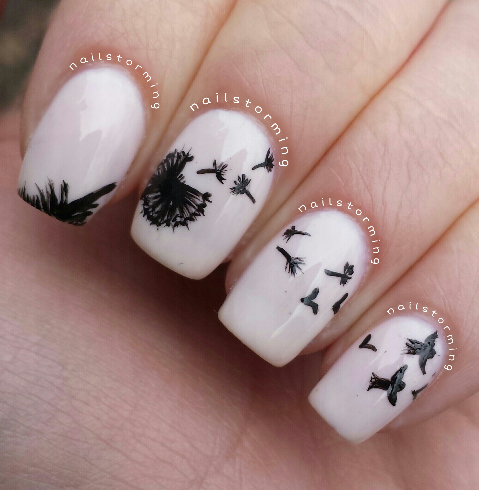 15 Lovely Nail Designs With Birds For This Fall