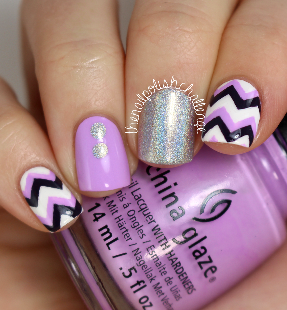 Zig Zag Nail Art Designs To Try This Spring