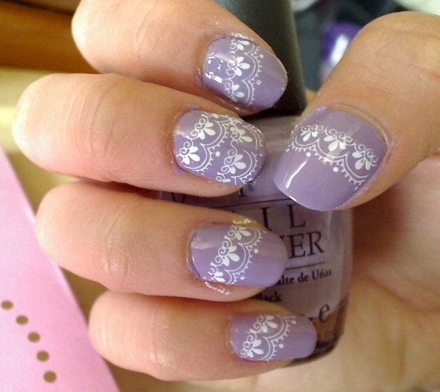 Lace Nail Art Designs