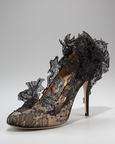 Valentino Couture Lace Shoes