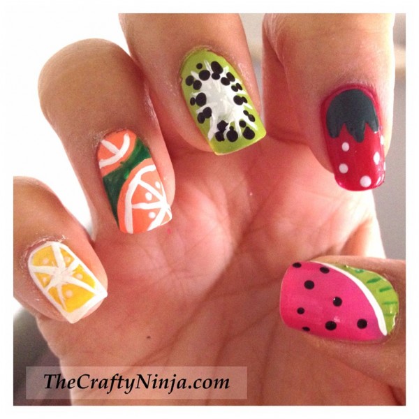 19 Interesting Fruit Nail Designs