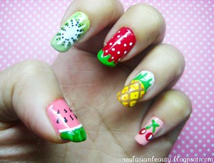 19 Interesting Fruit Nail Designs