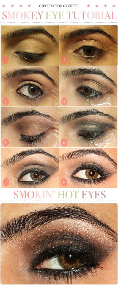 20 TUTORIALS FOR SMOKEY EYES