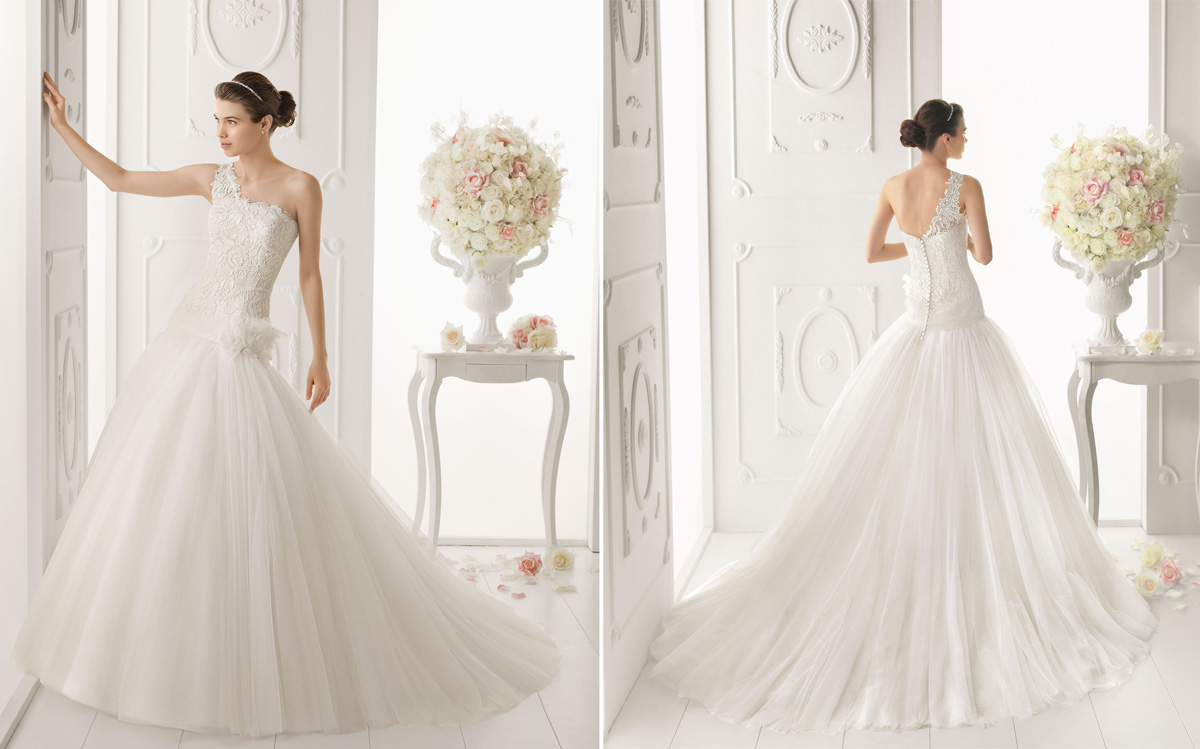 One-Shoulder Wedding Gowns