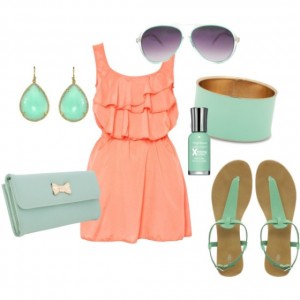 15 Mint Polyvore Combinations For Spring