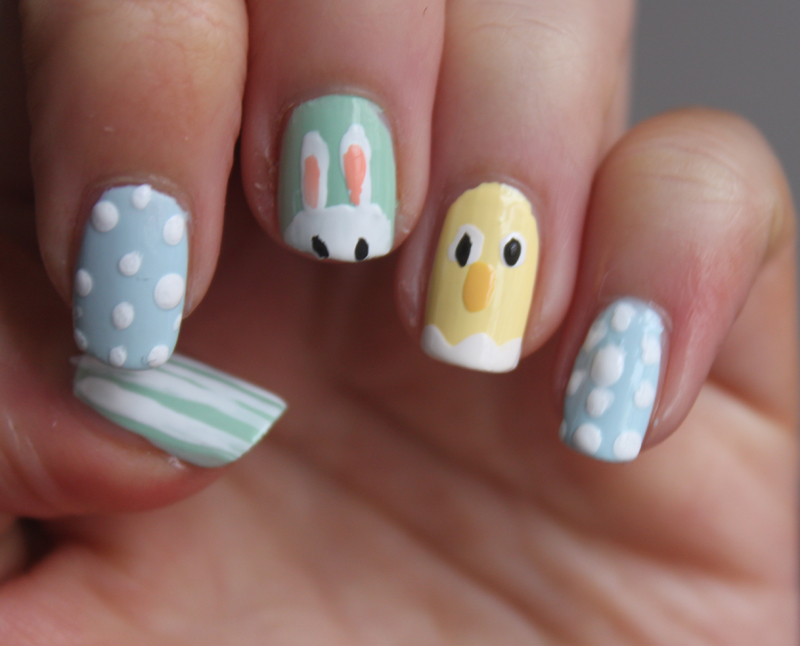 15 Adorable Easter Nail Designs With Bunnies