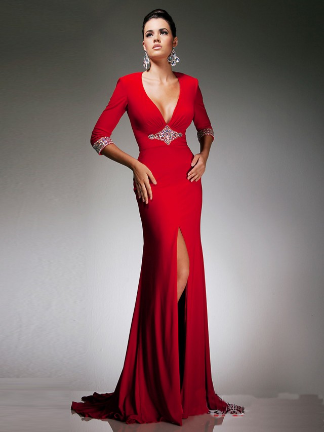 15 Glamorous High Slit Dresses For An Elegant Look
