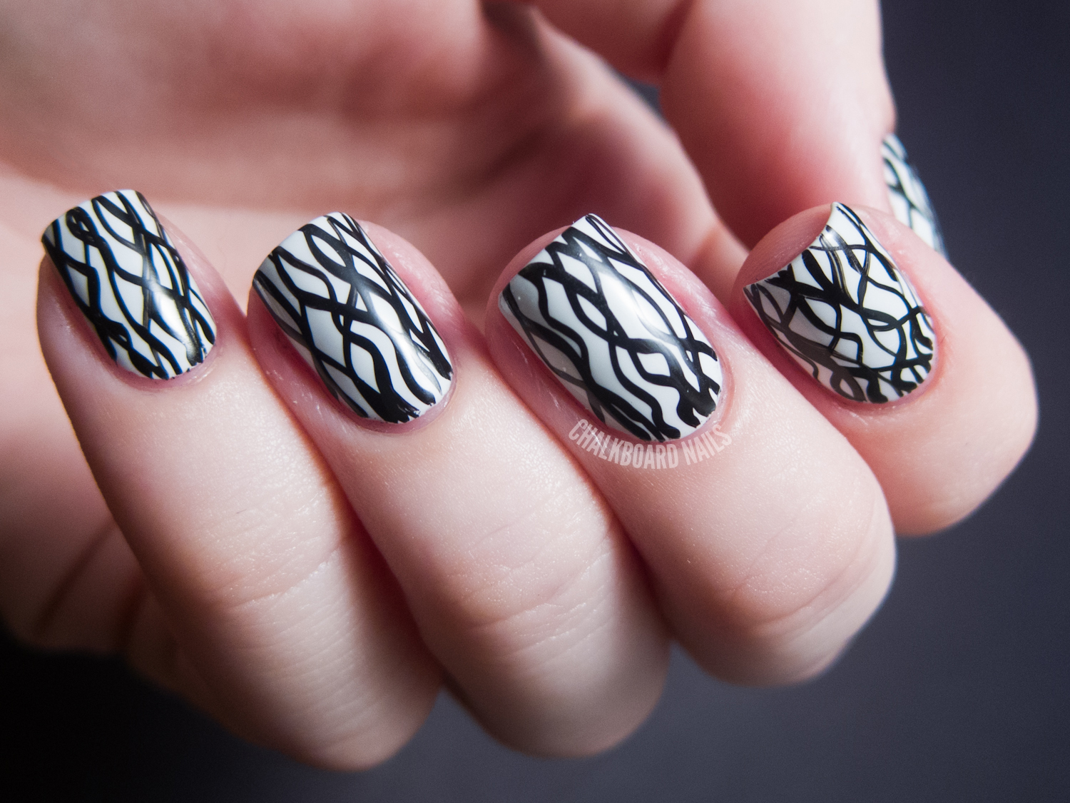 The 15 Best Black And White Nail Arts