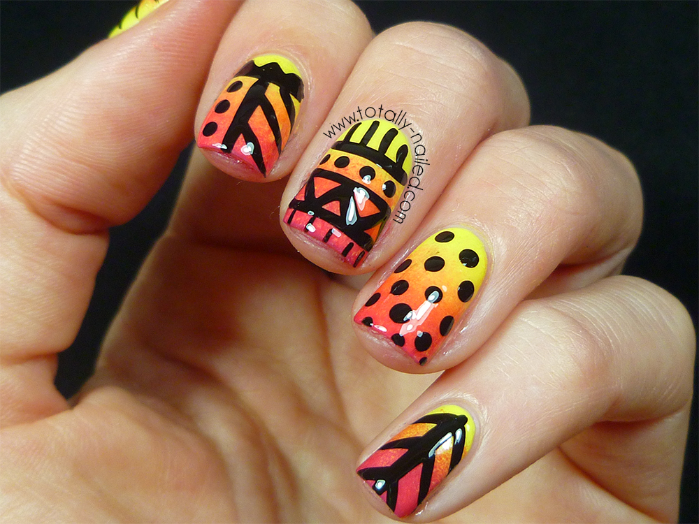 16 Insanely Pretty Tribal Nail Designs