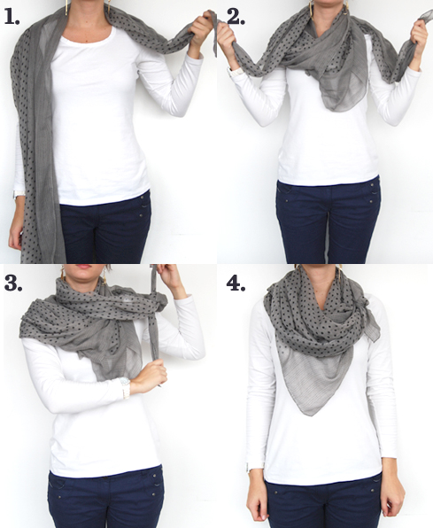 The Magic of The Scarf and Super Easy Tutorials to Tie It