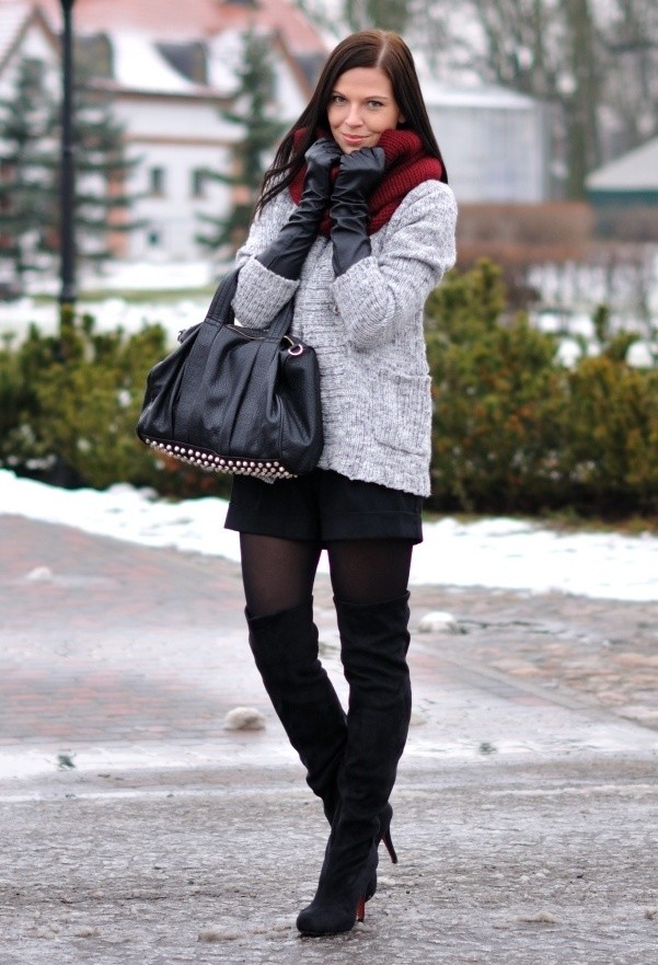 15 Gorgeous Ways To Wear Over The Knee Boots This Winter