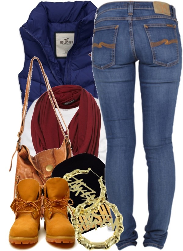blue timberlands outfit