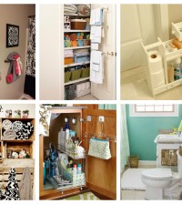 Awesome Bathroom Organization Ideas