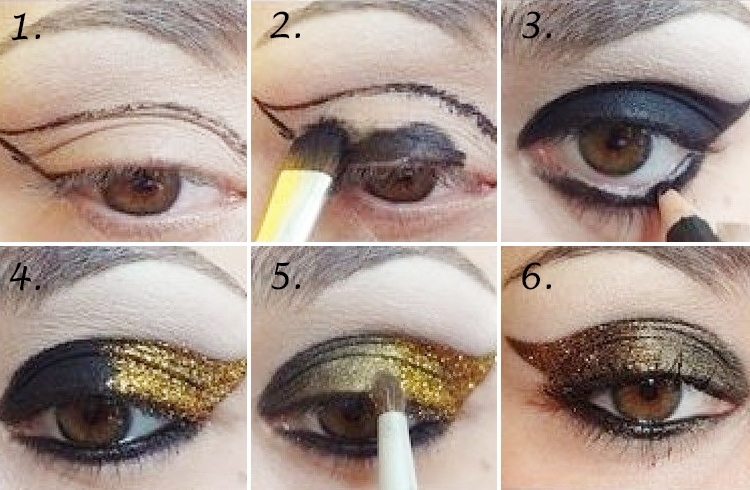 Как сделать макияж за 5 минут 5-Minute Holiday Eye Makeup Tutorials to Try This Season