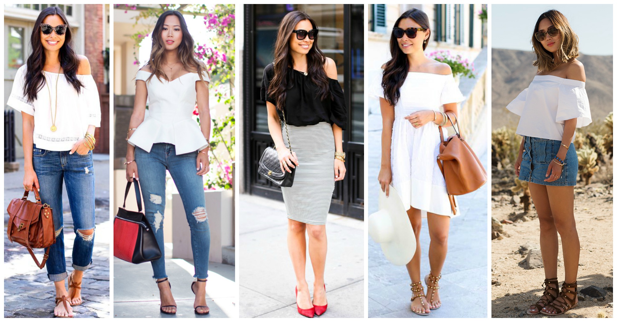 15 Chic Ways to Follow the Off the Shoulders Fashion Trend