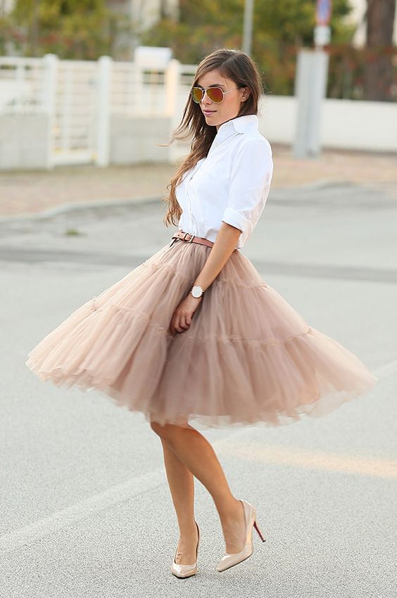 10 Fashionable Ideas To Style Tulle Skirts And Look Fabulous 2401