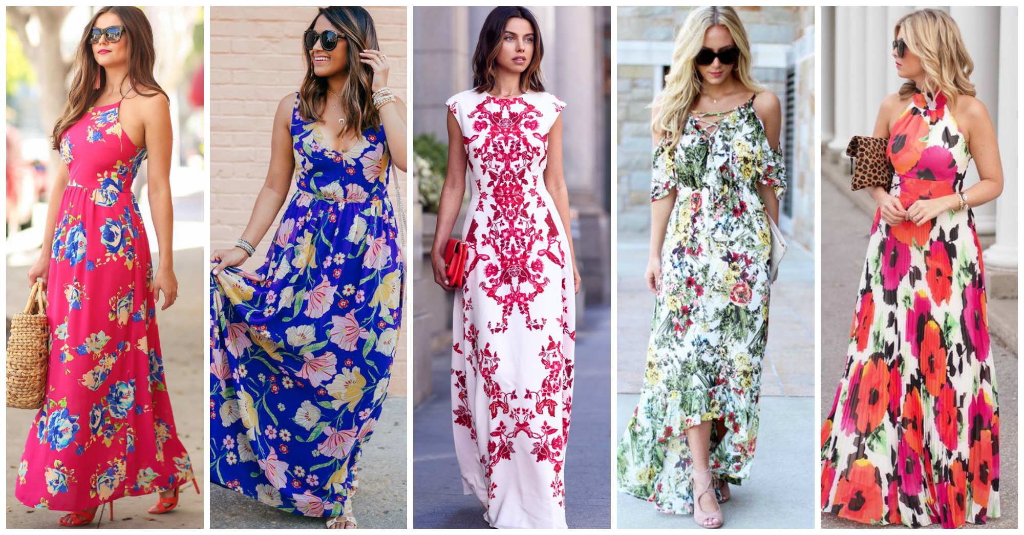 10 Fabulous Floral Maxi Dresses to Wear Now