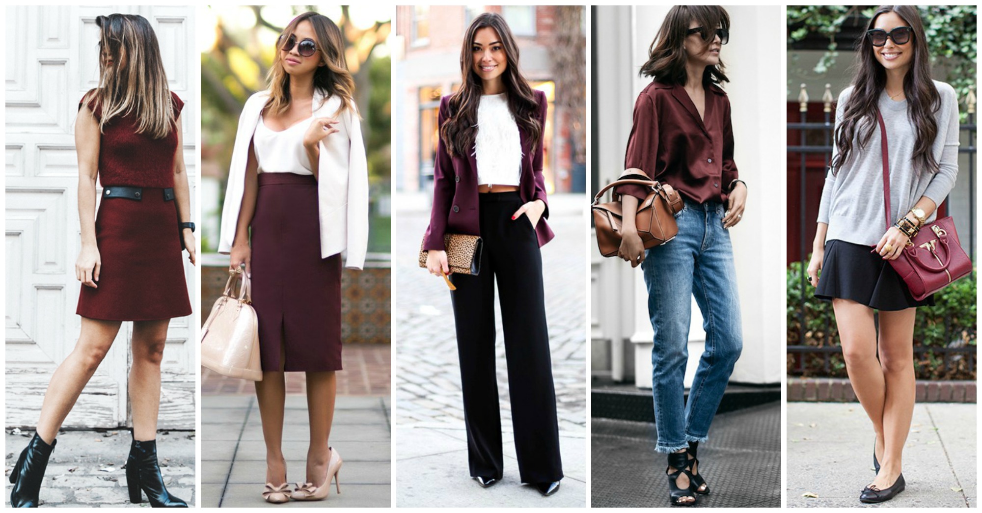 16 Mesmerizing Burgundy Outfits Will Take Your Look To The Next Level