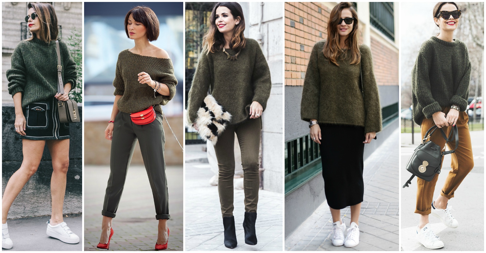 Khaki sweater clearance outfit